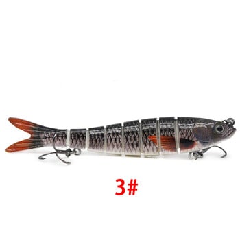 Luya bionic Multi Section Fish Lure 8 Sections Broken Section Hard Bait Fabric Multi Section Fish 13,5cm/10cm Fishing Tackle Factory