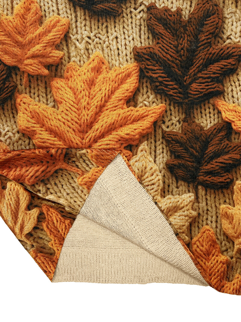 Lapu apdruka plāns džemperis ikdienas džemperis ar apaļu kaklu ar garām piedurknēm pavasara un rudens sieviešu apģērbs