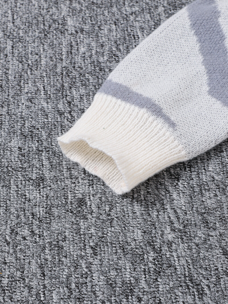 Pulover pentru bărbați, cu model de graffiti, de toamnă, populare de primăvară, pulover casual cu gât rotund, culoare contrastantă