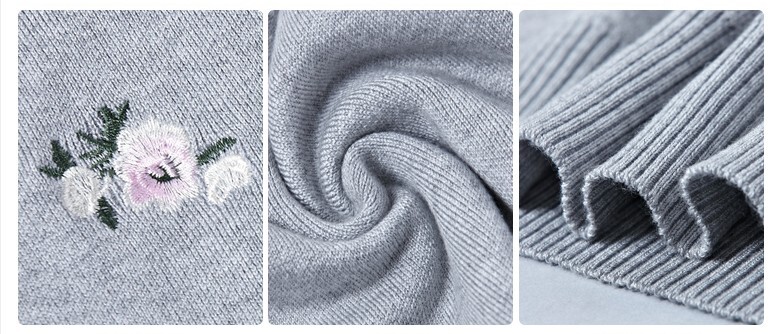 OHCLOTHING Rudens džemperis Sieviešu Izšuvumi Trikotāžas Ziemas Sieviešu džemperis un Pulovers Sieviešu trikotāžas džemperis Pull Femme