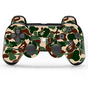 Αυτοκόλλητο ελεγκτή παιχνιδιών PS3 Camouflage PS3 Slim Controller Sticker Film Controller Προστατευτικό δέρμα μεμβράνης