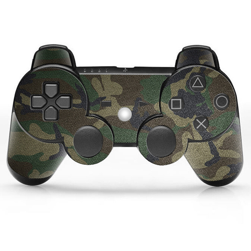 PS3 spēļu kontroliera uzlīme maskēšanās PS3 plānais kontroliera uzlīme plēves kontroliera plēve aizsargplēve āda