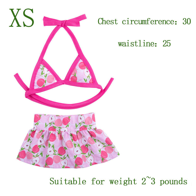 1Gb Suņu bikini Vasaras apģērbs Modes Pludmales Apģērbs Mājdzīvnieku komplekts Mājdzīvnieku komplekts Peldkostīms Teddy Ragdoll Mājdzīvnieku piederumi Mājdzīvnieku piederumi