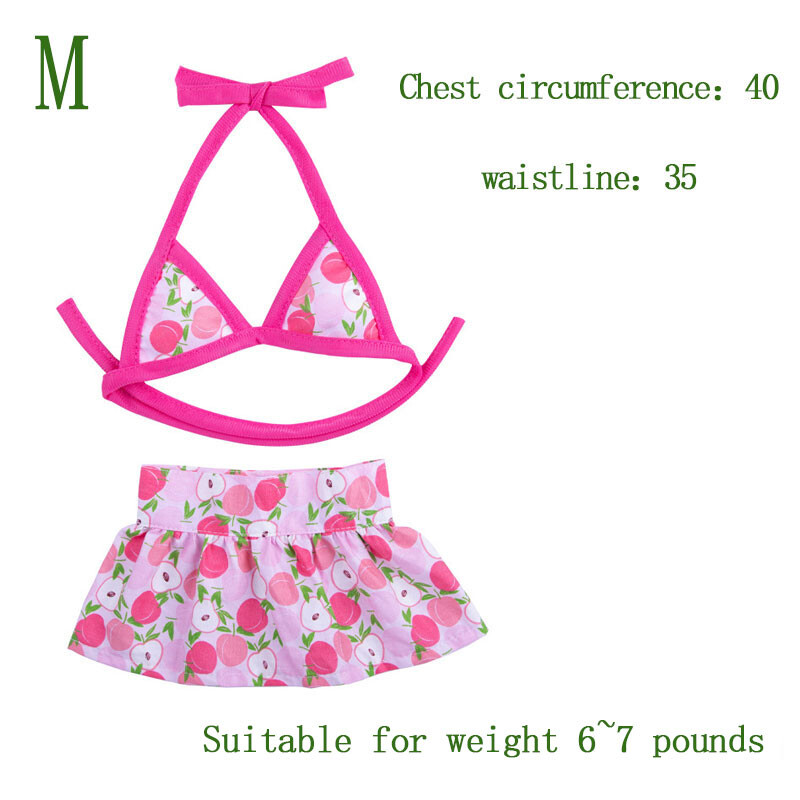 1Gb Suņu bikini Vasaras apģērbs Modes Pludmales Apģērbs Mājdzīvnieku komplekts Mājdzīvnieku komplekts Peldkostīms Teddy Ragdoll Mājdzīvnieku piederumi Mājdzīvnieku piederumi