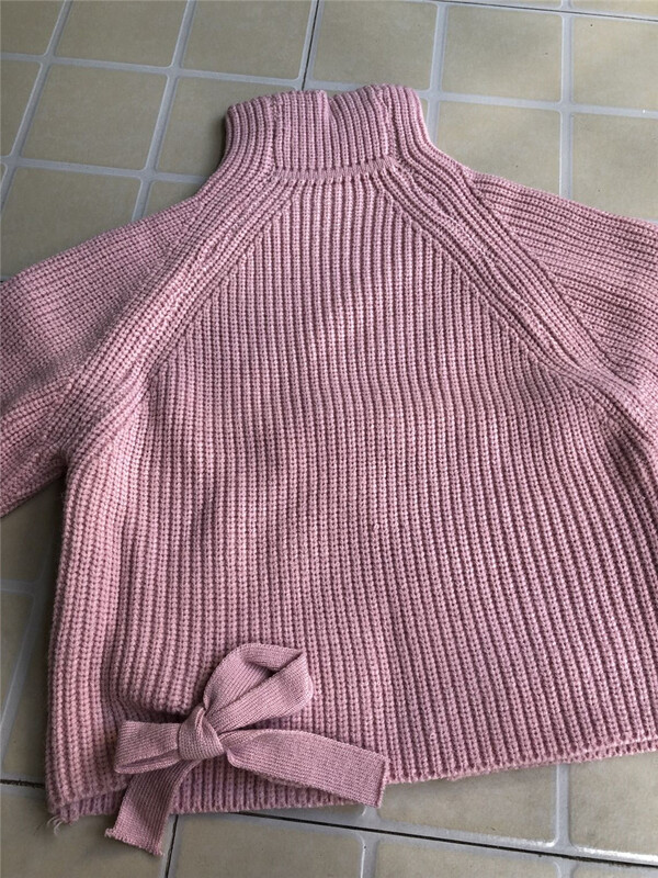 Kevadised laste kampsunid, ühevärvilised kilpkonnaga poiste ja tüdrukute kampsunid, kootud laste pullover, vabaaja riided tüdrukutele 1-5 a