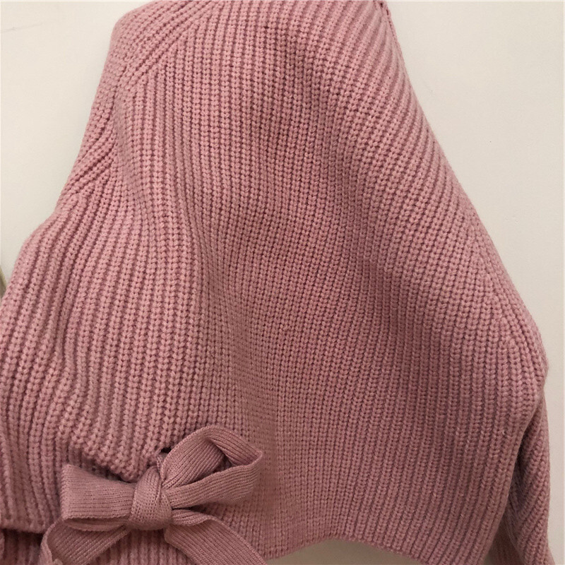 Kevadised laste kampsunid, ühevärvilised kilpkonnaga poiste ja tüdrukute kampsunid, kootud laste pullover, vabaaja riided tüdrukutele 1-5 a