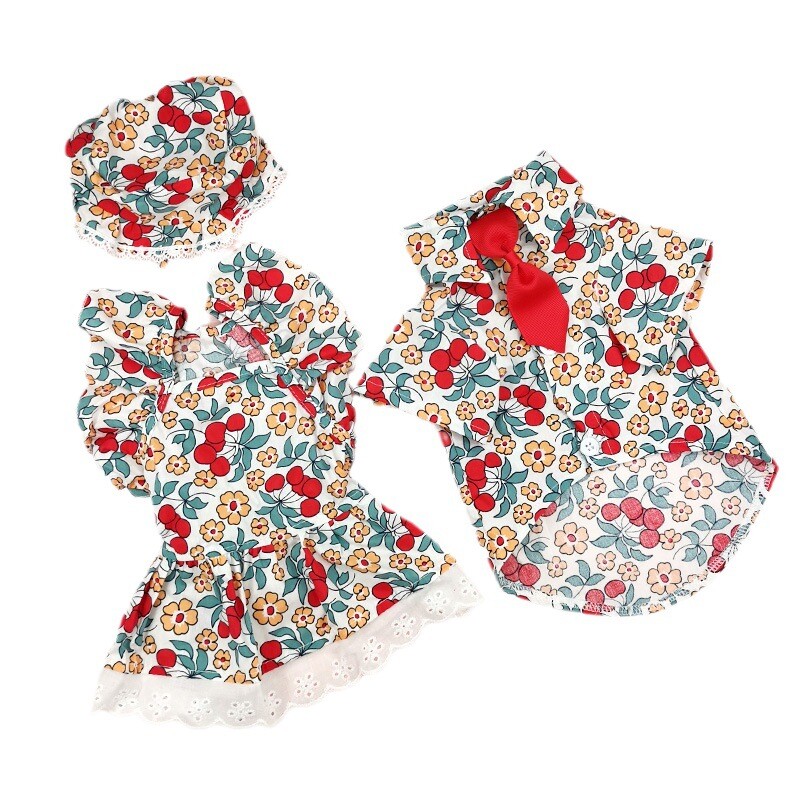 Naminio gyvūno šunų poros drabužiai naminių gyvūnėlių uniforma drabužiai mažiems šunims drabužių mylėtojams Kostiumas naminių gyvūnėlių marškinėlių suknelė Kačiuko čihuahua šuniuko sijonas