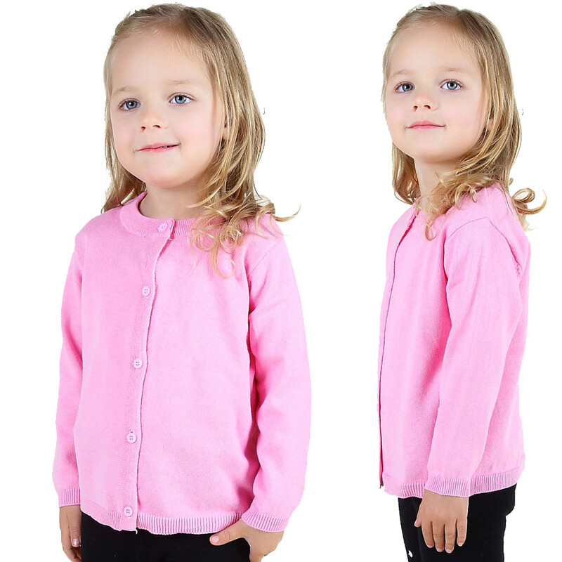Πουλόβερ άνοιξης & φθινοπώρου για βρεφικά κορίτσια Ζακέτες Basic βαμβακερά Παιδικά ρούχα Αγόρια Πλεκτά Πουλόβερ Κόκκινη Παιδική Ζακέτα Μασίφ