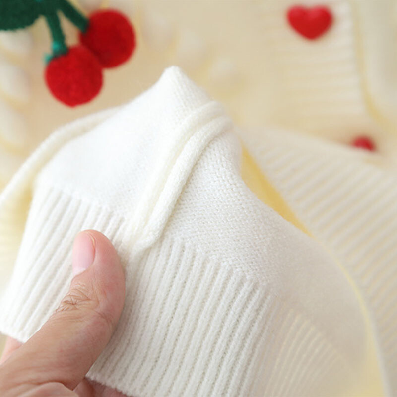 Copii Fete Pulovere Bebeluş Fetiţă Model Floral Cardigan Tricotat Toamnă Iarnă Minge de păr Topuri din bumbac Haina pentru copii GY11221
