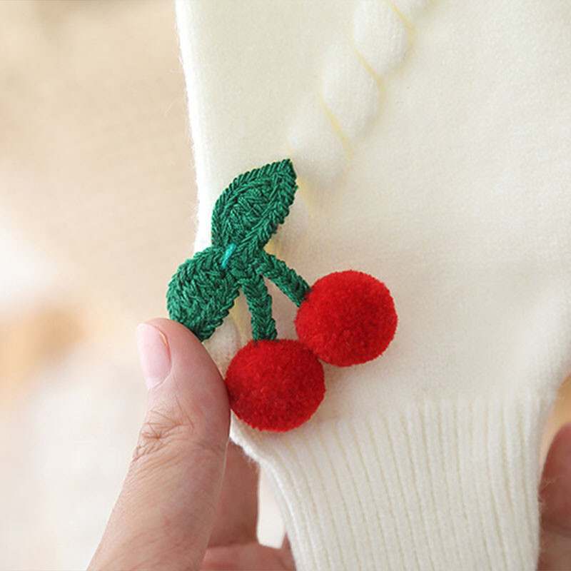 Copii Fete Pulovere Bebeluş Fetiţă Model Floral Cardigan Tricotat Toamnă Iarnă Minge de păr Topuri din bumbac Haina pentru copii GY11221