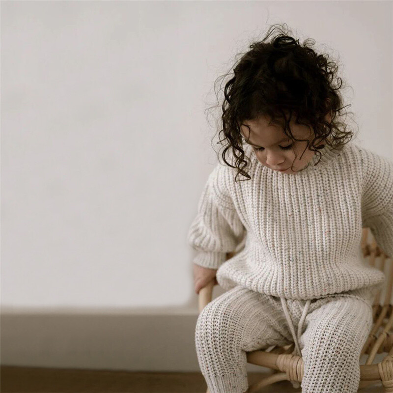 Pulovere pentru copii, solid, tricot gros, pentru fete, scurtă, primăvară, toamnă, iarnă, cu mânecă lungă, pentru băieți, tricotaje calde, haine pentru bebeluși
