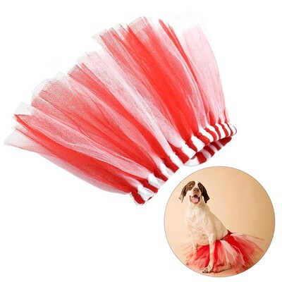 Krāsaini svārki mājdzīvnieku princeses svārki Mīksta Cosplay buldoga kleita mazam mājdzīvnieka sieta sunim Tutu svārki Princeses mājdzīvnieku svārki suņa kostīms