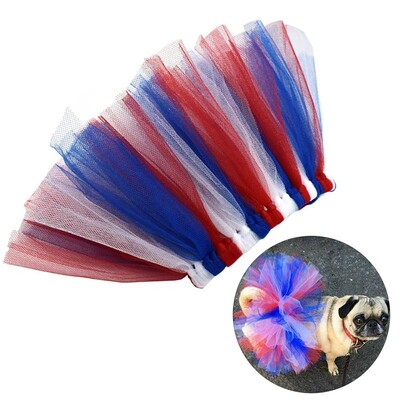 Krāsaini svārki mājdzīvnieku princeses svārki Mīksta Cosplay buldoga kleita mazam mājdzīvnieka sieta sunim Tutu svārki Princeses mājdzīvnieku svārki suņa kostīms