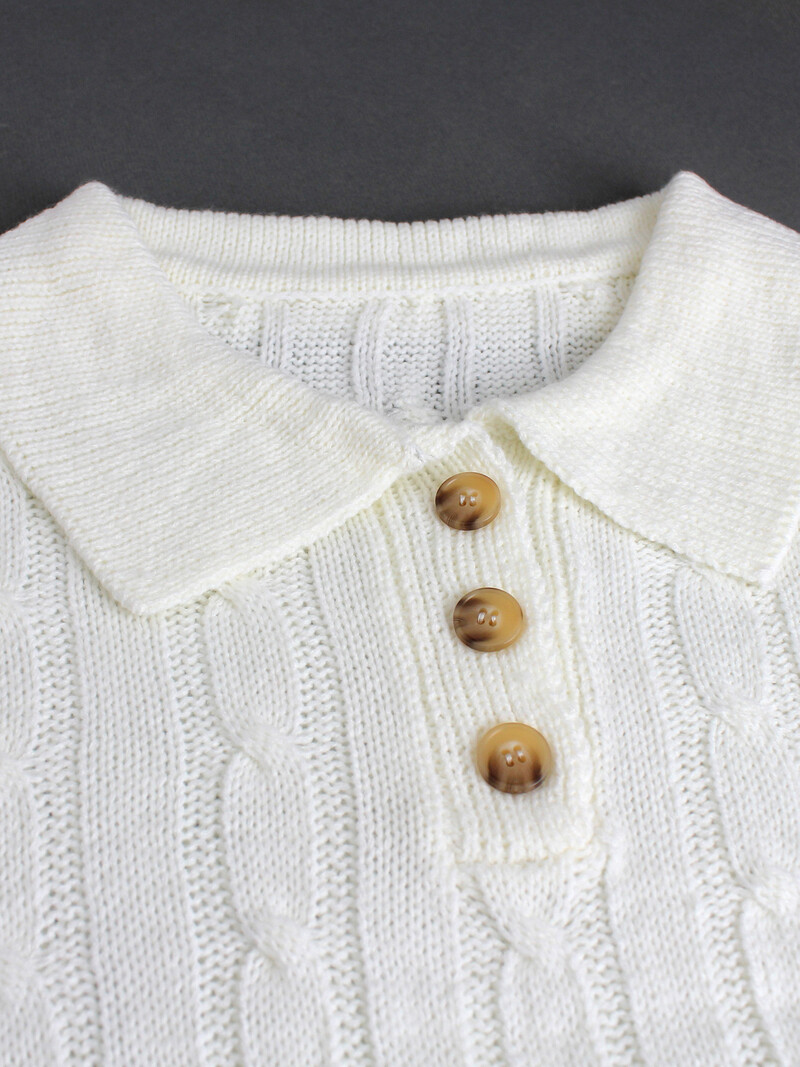 Pulover de damă pulover guler culoare bump cu mânecă scurtă răsucire moda primăvară și vară