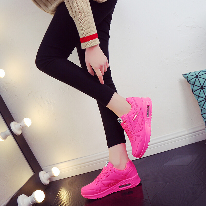 Női vaskos tornacipők Fűzős Platform Vulcanize Shoes Divat Egycipős lapos cipők