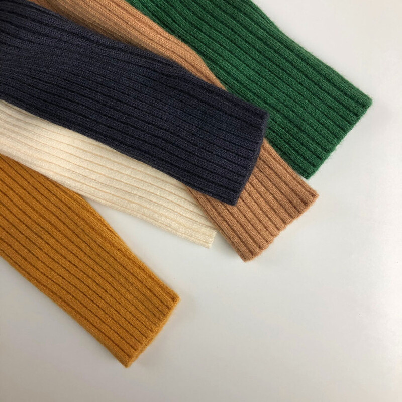 2022 koreai ősz tél fiú lány pulóverek gyerek garbó egyszínű bordás kötött pulóverek gyerek pulóver kötöttáru ruhák