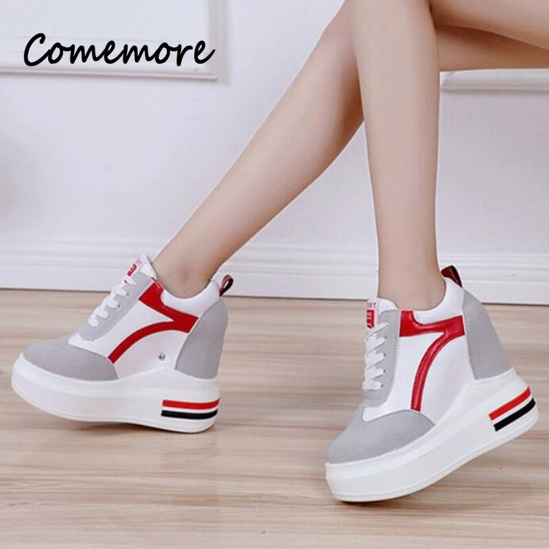 Comemore Casual Toamna Pantofi Femei Moda Clasică Femei Negru Alb Pantofi Respirabil Zapatos Mujer Femei Pantofi Platformă