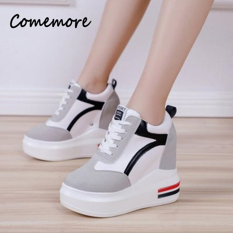 Comemore Casual Toamna Pantofi Femei Moda Clasică Femei Negru Alb Pantofi Respirabil Zapatos Mujer Femei Pantofi Platformă