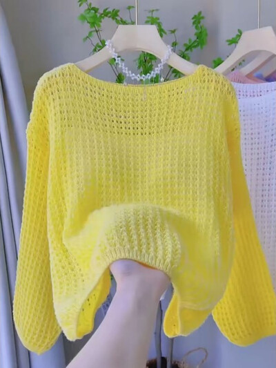 Divatos felsők, 2024 női pulóverek, hosszú ujjú, o-nyakú pulóver, húzós női, vékony kivágású, kötött, vágott pulóver Sueter Mujer