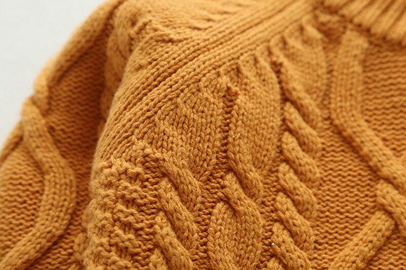 DIIMUU Iarnă Fete Băieți Pulovere Bebeluși Copii mici Paltoane calde de lână Copii Pulovere casual Copii Tricotat Topuri îmbrăcăminte exterioară din bumbac