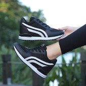 Γυναικεία Ανοιξιάτικα και Φθινοπωρινά Διχτυωτά Ανυψωμένα Μικρά Λευκά Παπούτσια Νέα αθλητικά αθλητικά αθλητικά παπούτσια που αναπνέουν