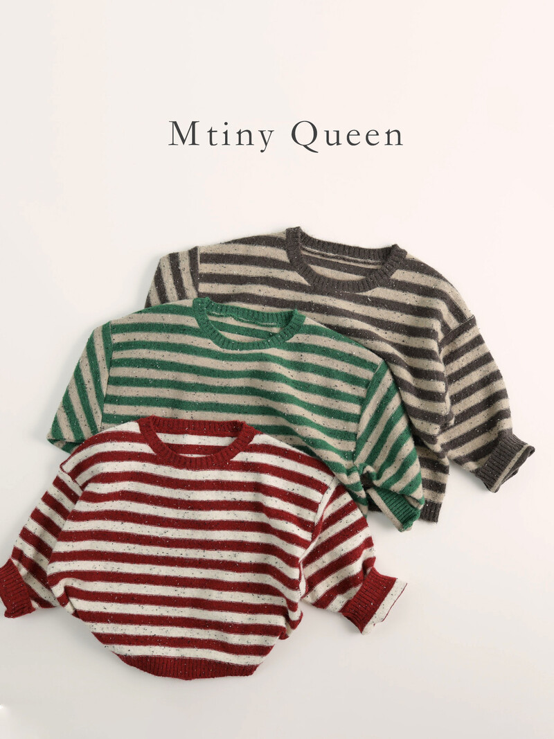 Toamna 2024, noi pulover pentru copii, tricotaje cu dungi vintage, bumbac, băieți, fete, pulover tricotat pentru copii mici, pulover casual