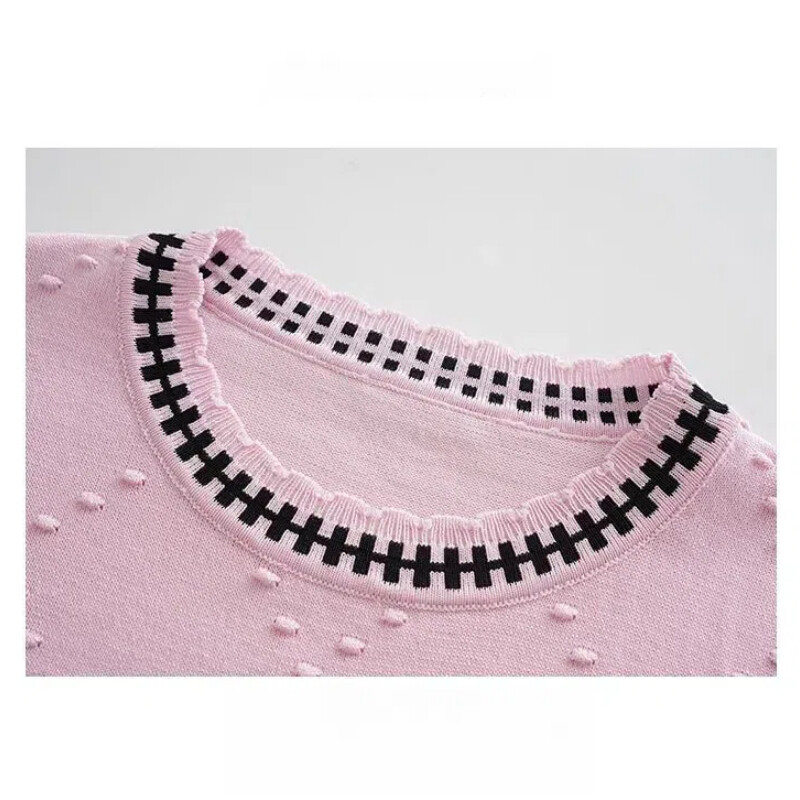 Őszi téli női pulóver, kerek nyakú, hosszú ujjú, csavaros horgolt, virágos hímzésű pulóver, kötött alkalmi elegáns felsők