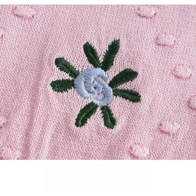 Őszi téli női pulóver, kerek nyakú, hosszú ujjú, csavaros horgolt, virágos hímzésű pulóver, kötött alkalmi elegáns felsők