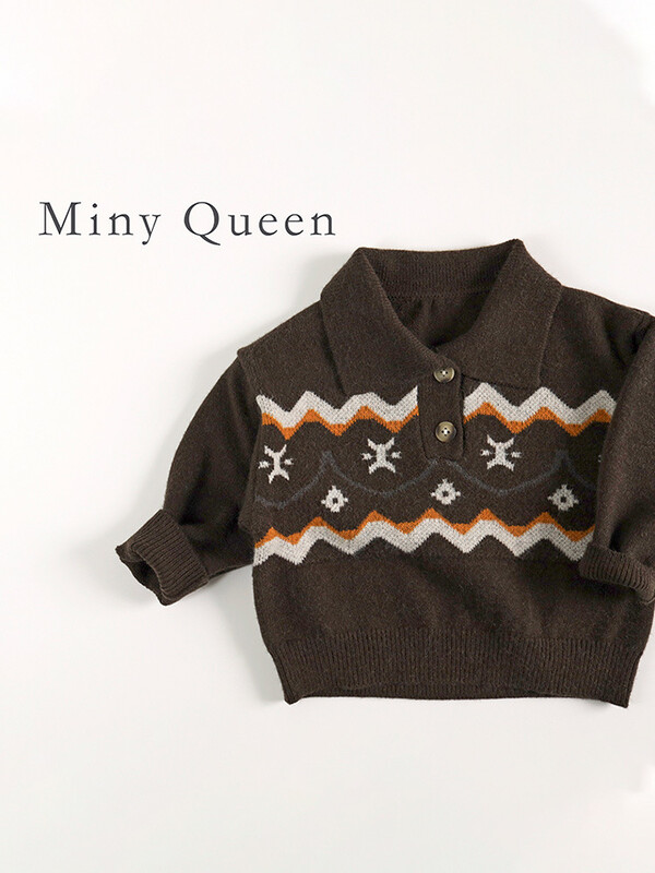 2024. gada rudens, jauns, bērnu vintage brokāta džemperis, zēni, meitenes, atloks, svītraini trikotāžas izstrādājumi, kokvilnas, bērnu, trikotāžas polo krekli, bērnu apģērbi