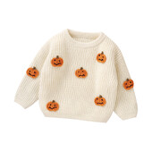 Uued Beebipoisid Tüdrukute Riided Talveoranž Halloweeni kõrvits Kootud Vastsündinud Imiku Unisex Kampsunid Pulloverid Lillad Väikelapse džemprid