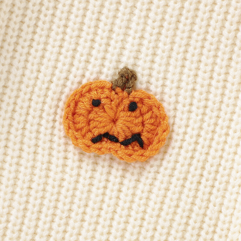 Nou-născuți Bebeluși Băieți Fete Iarnă Portocaliu Halloween Dovleac tricot Nou-născut Pulovere unisex Pulovere Purpuriu Pulovere pentru copii mici