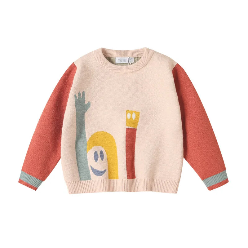 Pulover de toamnă pentru copii Pulovere de iarnă din catifea integrată moale pentru băieți Pulover cu mânecă lungă pentru copii Top fetiță haină pentru copii mici