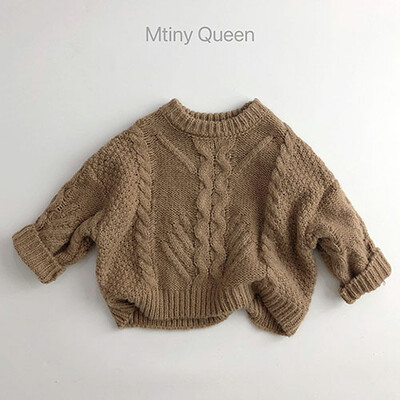 Φθινόπωρο Χειμώνας μωρό κορίτσια αγόρια πλεκτά πουλόβερ μπλούζες Casual χαλαρά πουλόβερ πουλόβερ Παιδικά πουλόβερ Παιδικά πλεκτά ρούχα