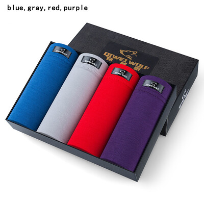 4 buc/lot Lenjerie de corp pentru bărbați de marcă Boxershorts Chiloți sexy pentru bărbați Chiloți pantaloni scurți cueca boxer homme cuecas XXL XXXL