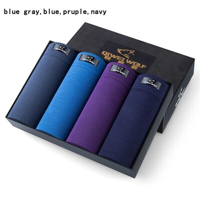 4 buc/lot Lenjerie de corp pentru bărbați de marcă Boxershorts Chiloți sexy pentru bărbați Chiloți pantaloni scurți cueca boxer homme cuecas XXL XXXL