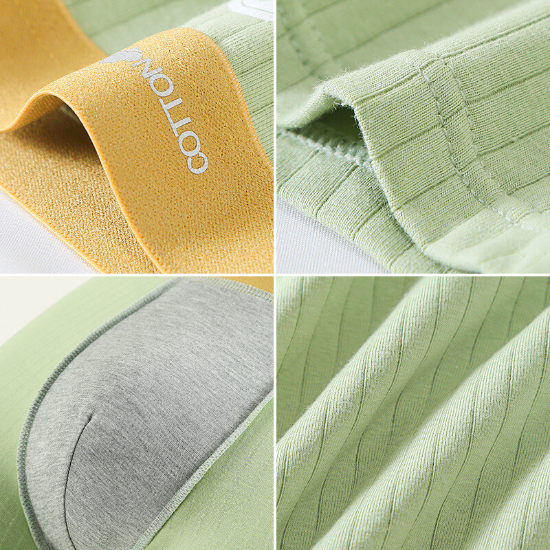 [Bloom the love] Boxer de marcă Lenjerie pentru bărbați Bumbac Solid respirabil Boxer pentru bărbați Boxeri pentru bărbați Cuecas masculine Dimensiune L-3XL XS9047