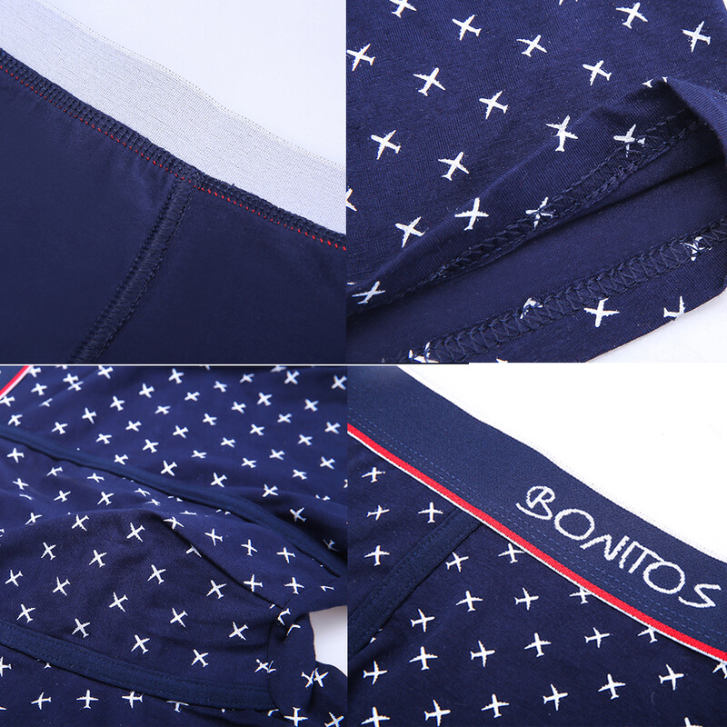 4 buc. Lenjerie de corp pentru bărbați Boxeri din bumbac Pachet de chiloți pentru bărbați Boxershorts Chiloți pentru bărbați Slip New Homme Boxer Sexy