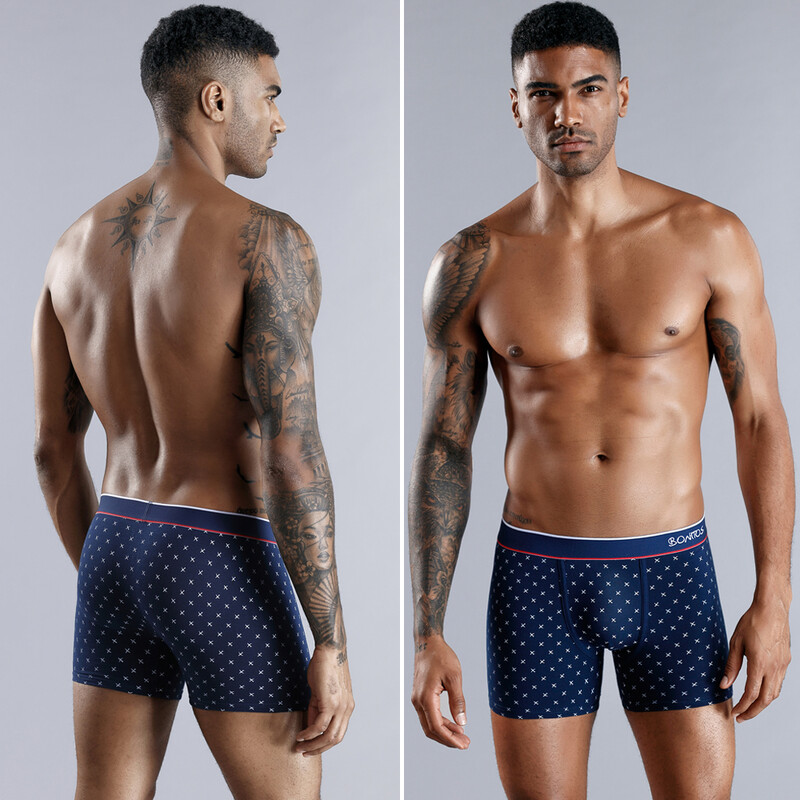 4 buc. Lenjerie de corp pentru bărbați Boxeri din bumbac Pachet de chiloți pentru bărbați Boxershorts Chiloți pentru bărbați Slip New Homme Boxer Sexy