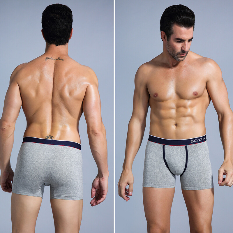 4 buc. Lenjerie de corp pentru bărbați Boxeri din bumbac Pachet de chiloți pentru bărbați Boxershorts Chiloți pentru bărbați Slip New Homme Boxer Sexy