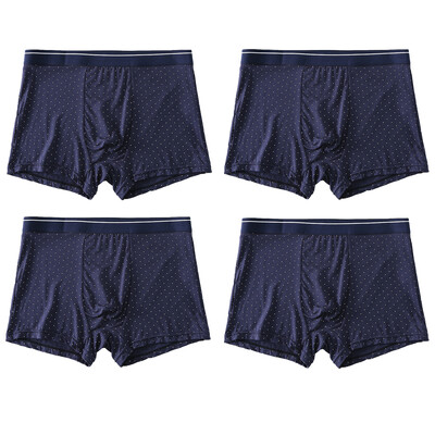 4db Boxer Férfi Bugyi Alsónadrág Férfi Boxer Fehérnemű Pamut Férfi Alsónadrág Férfi Puha Kényelmes Bugyi Boxer Rövidnadrág