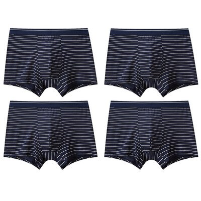 4db Boxer Férfi Bugyi Alsónadrág Férfi Boxer Fehérnemű Pamut Férfi Alsónadrág Férfi Puha Kényelmes Bugyi Boxer Rövidnadrág