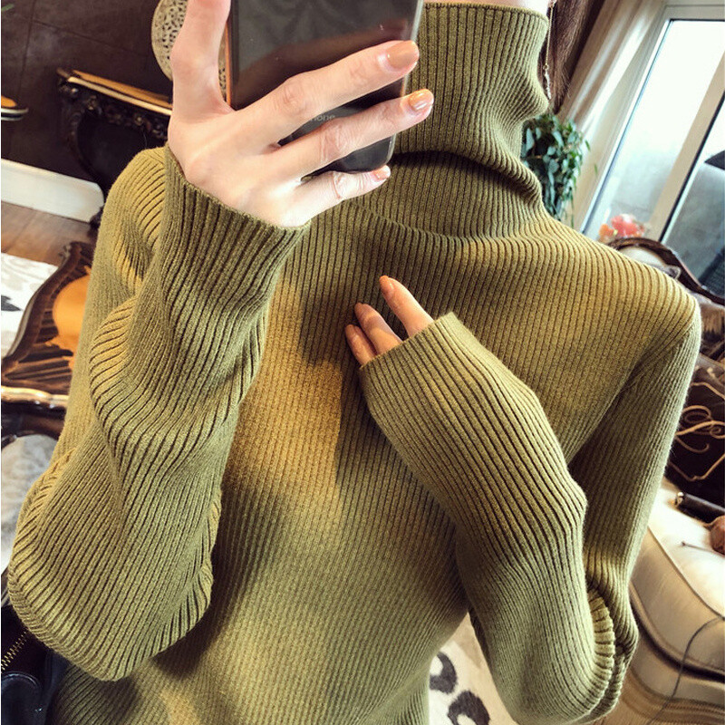 Πολυτελή πουλόβερ πουλόβερ Γυναικεία vintage ζιβάγκο κασμίρ Σχεδιαστής πλεκτά μακριές μπλούζες μόδας Χειμώνας 2024 Γυναικείο πουλόβερ μόδας