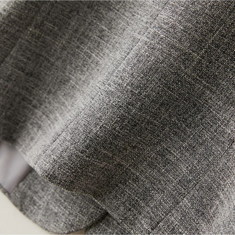 Szürke V-nyakú rövid mellény női kabát tavaszi és őszi munkahelyi elegáns és nagyvonalú