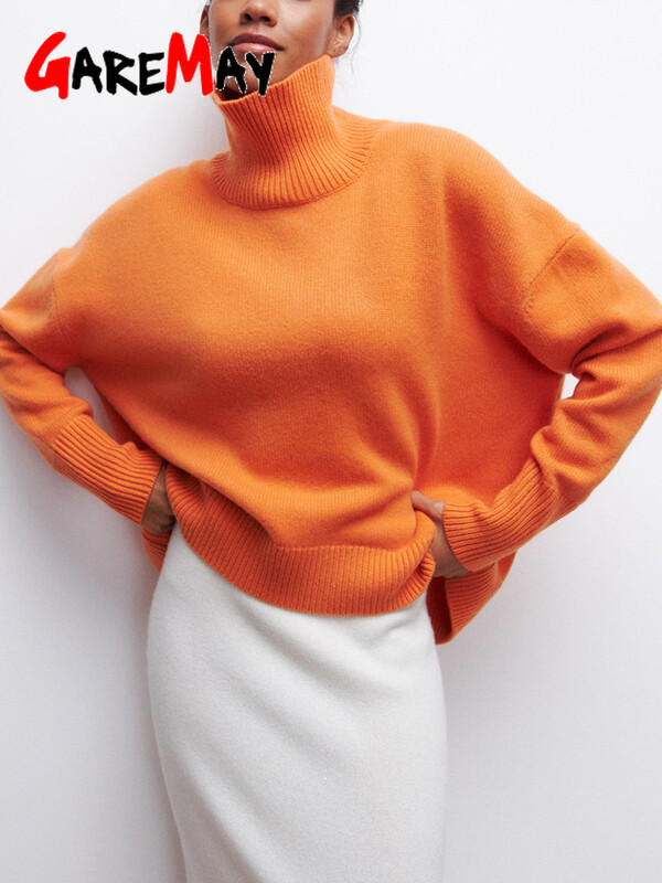 Pulover tricotat de damă cu gât roșu alb negru de Crăciun Pulover supradimensionat largi Tricotaj casual Pulover moale pentru femei 2024