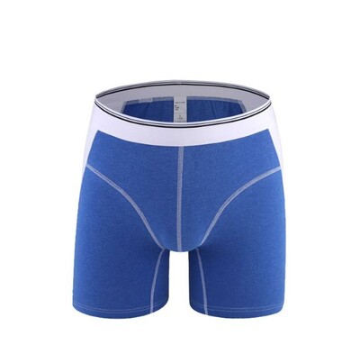 Vīriešu pret nobrāzumu kājas Bokseri šorti Vīriešu Kokvilna Pagarināma Apakšveļa Vīriešu Ikdienas Daudzkrāsaina Jāšanas nodiluma novēršana Apģērba bikses