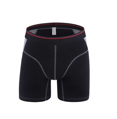 Vīriešu pret nobrāzumu kājas Bokseri šorti Vīriešu Kokvilna Pagarināma Apakšveļa Vīriešu Ikdienas Daudzkrāsaina Jāšanas nodiluma novēršana Apģērba bikses