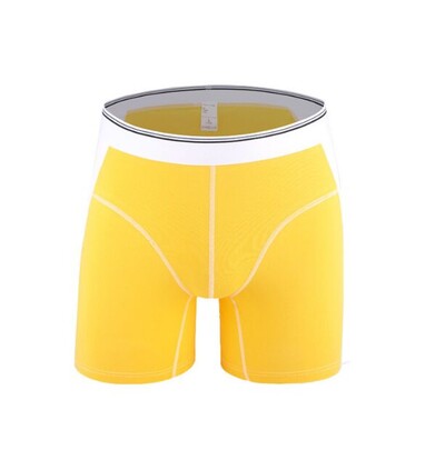 Vīriešu pret nobrāzumu kājas Bokseri šorti Vīriešu Kokvilna Pagarināma Apakšveļa Vīriešu Ikdienas Daudzkrāsaina Jāšanas nodiluma novēršana Apģērba bikses