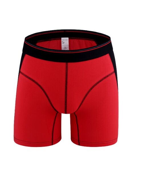 Vīriešu pret nobrāzumu kājas Bokseri šorti Vīriešu Kokvilna Pagarināma Apakšveļa Vīriešu Ikdienas Daudzkrāsaina Jāšanas nodiluma novēršana Apģērba bikses