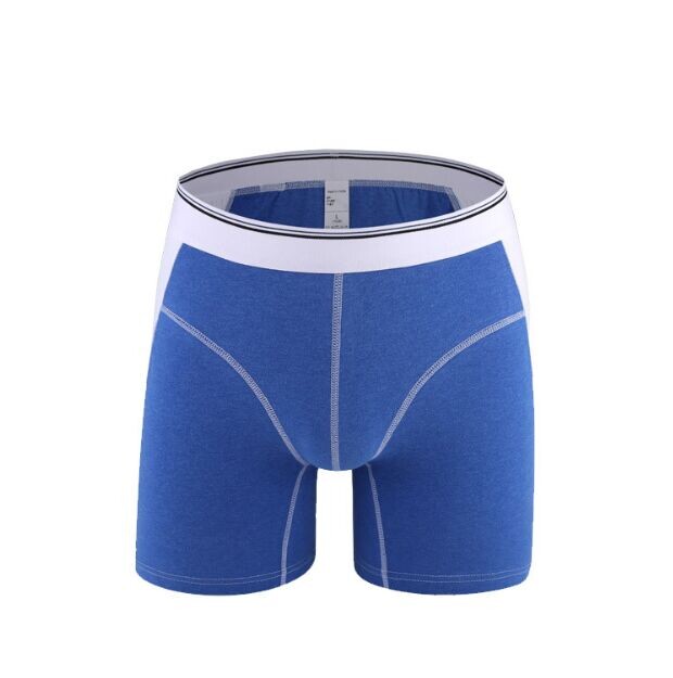 Vīriešu pret nobrāzumu kājas Bokseri šorti Vīriešu Kokvilna Pagarināma Apakšveļa Vīriešu Ikdienas Daudzkrāsaina Jāšanas nodiluma novēršana Apģērba bikses