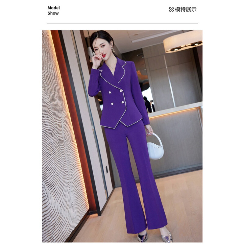 (Blezers+bikses) Augstākās klases sieviešu bleizeru komplekts, vienkrāsains sieviešu uzvalks, biroja sieviešu uzvalks, sieviešu kāzu uzvalka komplekts